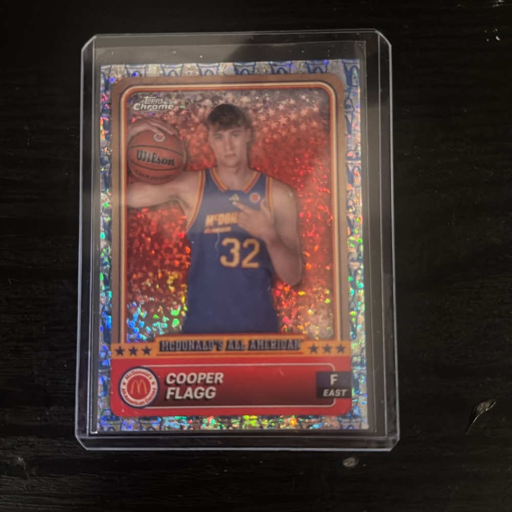 Cooper Flagg🔥 TOPPS 2024 McDonald’s RC  * McDonald’s all American refractor card